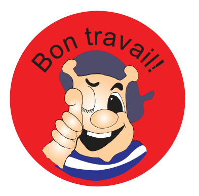 Reward sticker don travail