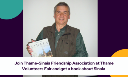 Join Thame-Sinaia Friendship Association at Thame Volunteers Fair and get a book about Sinaia
