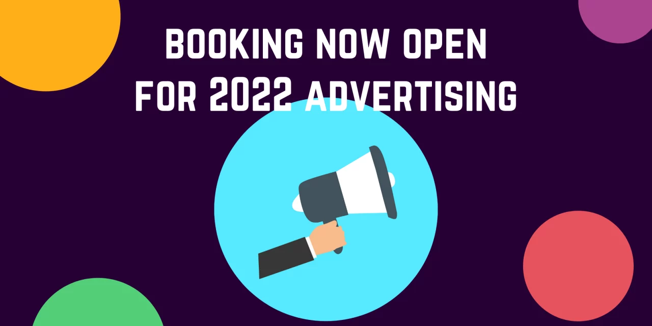 2022 Advertising booking now open