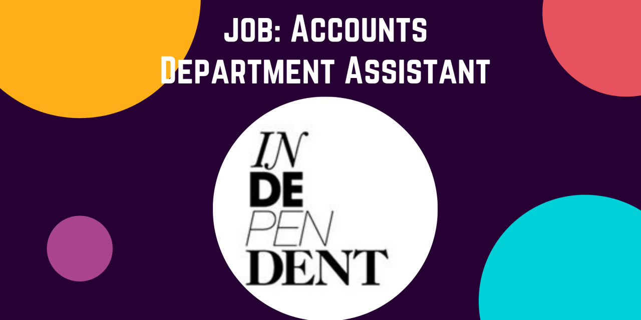 Accounts Department Assistant