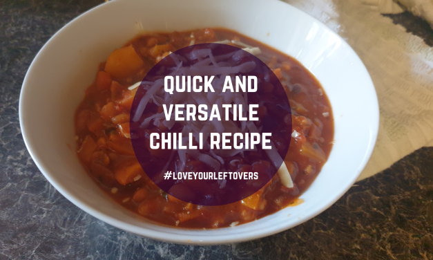 Quick and versatile cupboard chilli recipe