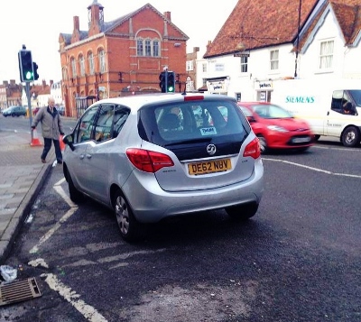 This example of where NOT to park in Thame was captured by Frank Millar