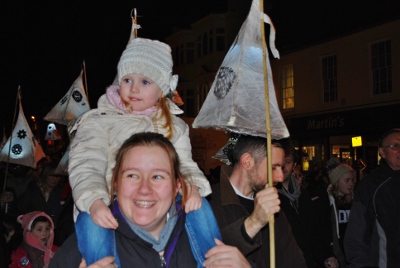 Flash back to the lantern parade Christmas in Thame, 2013