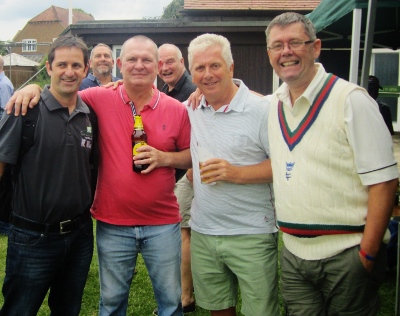 L to R - Geoff Hawes, Mike Beaumont, Steve Cooley and Mervyn Ramsey