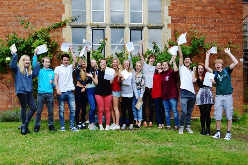 Lord Williams's Year 13s celebrate passing their A level exams