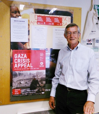 Oxfam Bookshop volunteer, Peter Soya