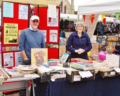 Members of Thame Choral Society promoting themselves at last year's Community Day at Thame Market