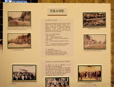 Part of the 'Thame' panel in the Montesson 'La Grande Guerre' exhibition