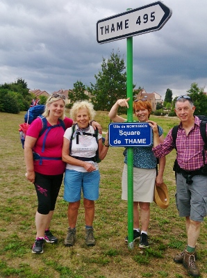 'Team GB' L-R Linda Emery, Cythia Jackson, Sonja Francis and John Francis